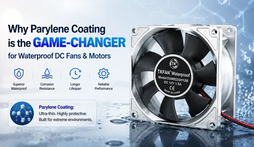 Why Parylene Coating is the Game-Changer for Waterproof DC Fans & Motors